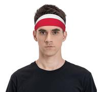 Polish Flag Unisex Sports Sweatband Headband, Breathable and Moisture, Suitable Running Cycling Yoga Waiting for Sports.