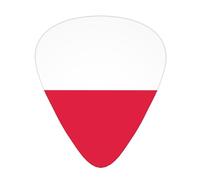 Polish flag Wear-resistant guitar picks, thin, medium, heavy, 12 pieces of guitar picks, suitable for guitar, bass, electric guitar, ukulele,