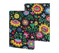Polish Folk Art Floral Pattern Case Compatible for ipad 2019/2020/2021(10.2in) Tablet Cases Stand Protective Cover with Sleep/Wake