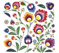 "Polish Folk" - Everyday 2016 - Pack of 20 Paper Lunch Napkins - 3ply - 33x33 cm