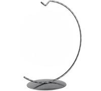 Polish Gallery Ornament Display Stand Holder Christmas Round Hanger Hook for Glass Ball (120mm, Silver)