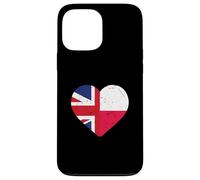 Polish heritage UK Polish British Flag Poland Flag Case for iPhone 13 Pro Max