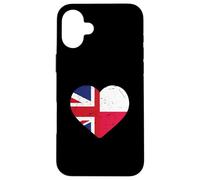 Polish heritage UK Polish British Flag Poland Flag Case for iPhone 16 Plus