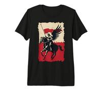 Polish Hussar Armor Warrior Polska Heritage Power Premium T-Shirt