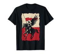 Polish Hussar Armor Warrior Polska Heritage Power T-Shirt