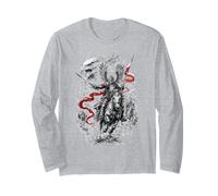 Polish Hussar Eagle Flag Warrior Poland Patriotic Art Long Sleeve T-Shirt