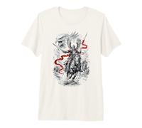 Polish Hussar Eagle Flag Warrior Poland Patriotic Art Premium T-Shirt