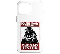 Polish Irony Since 1500 - The Sad Jester Historical Design Case for iPhone 16 Pro Max