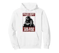 Polish Irony Since 1500 - The Sad Jester Historical Design Pullover Hoodie