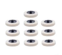 Polish Like a Pro Set of Ten 2 Inch Quick Change Wool Buffing Discs Suitable for All Your Projects