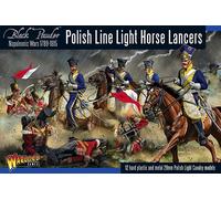 Warlord Games BlackPowder , Napoleonic Polish Line Light Horse Lancers, Wargaming Miniatures