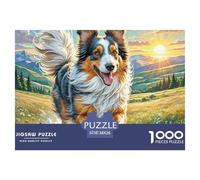 Polish Lowland Sheepdog 1000 Pieces Jigsaw Puzzles Engaging Educational Games Jigsaw Puzzles Beautiful Decoration for Adults And Kids 38x26cm/1000pcs