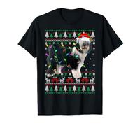 Polish Lowland Sheepdog Christmas Ugly Sweater Dog Xmas T-Shirt