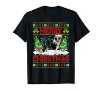 Polish Lowland Sheepdog Christmas Ugly Sweaters Dog Xmas T-Shirt
