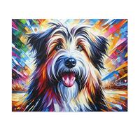 Polish Lowland Sheepdog Dog Jigsaw Puzzle | 1000 Pieces | Gift For Family, Kids, Pet Dog Lovers
