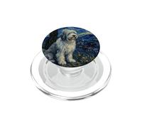 Polish Lowland Sheepdog Dog Van Gogh Starry Night PopSockets PopGrip for MagSafe