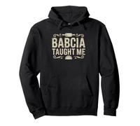 Polish Pierogi Maker Who Learned Recipe Grandmother Babcia Pullover Hoodie
