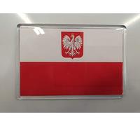 Polish/Poland National Flag Fridge Magnet - Ideal Birthday/Xmas Gift/Present