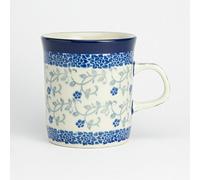 Polish Pottery 130ml Mini Mug - Forget-Me-Not