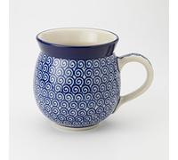 Polish Pottery 330ml Gents Mug - Doodle