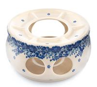 Polish Pottery Artistic Ceramics "Dalia" Bolesławiec Ceramic Teapot Warmer Heater For Pots Big Pomir | U212
