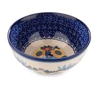 Polish Pottery Artistic Ceramics Dalia Boleslawiec Ceramic Bowl 650ml, Ø 16 cm | E411
