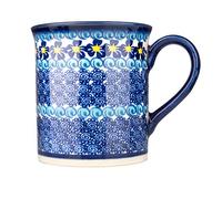 Polish Pottery Artistic Ceramics Dalia Boleslawiec Simple Ceramic Mug Mirogniew 250ml | U204