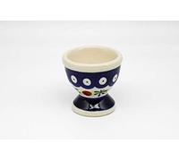 Polish Pottery Boleslawiec Egg Cup, in RED DOT pattern