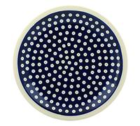 Polish Pottery Boleslawiec Plate, Dinner Plate, 27.2cm in Tadpole Pattern