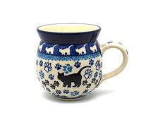 Polish Pottery Mug - 11 oz. Bubble - Boo Boo Kitty
