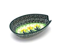 Polish Pottery Spoon Rest - Daffodil