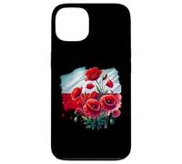 Polish Red Poppies Polska Patriotic Floral Art Case for iPhone 13