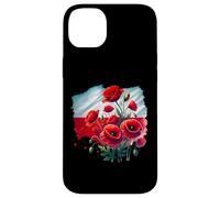Polish Red Poppies Polska Patriotic Floral Art Case for iPhone 14 Plus