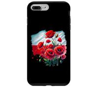 Polish Red Poppies Polska Patriotic Floral Art Case for iPhone 7 Plus/8 Plus