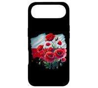 Polish Red Poppies Polska Patriotic Floral Art Case for iPhone Air