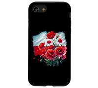 Polish Red Poppies Polska Patriotic Floral Art Case for iPhone SE (2020) / 7/8