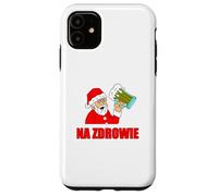 Polish Santa Na Zdrowie Cheers Funny Holiday Case for iPhone 11