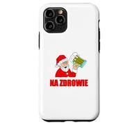 Polish Santa Na Zdrowie Cheers Funny Holiday Case for iPhone 11 Pro