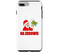 Polish Santa Na Zdrowie Cheers Funny Holiday Case for iPhone 7 Plus/8 Plus
