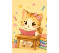 Polish School Notebook for Kids | Cute Cat Reading Cover | Zeszyt Szkolny | Polish Saturday School: Polish Children's Lined Notebook | Polish Saturday ... | Polish Heritage Gift for Boys and Girls