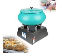 Polish Small Vibration Polishing Machine, Mini Jewelry Vibration Drum Polisher, High Frequency Vibration, for Jade, Handicrafts and Hard Metal Parts(L)