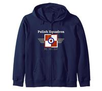 Polish Squadron 303 RAF Poles in Battle of Britain WW2 Tees Zip Hoodie