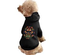 Polish Traditional Folk Art Dog Hoodie Shirts Pet Clothes for Small Puppy Cat Costume 2XL