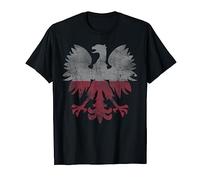 Polish White Eagle Flag Of Poland Polska Family T-Shirt