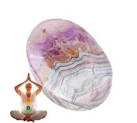 Polished Amethyst Stones, Natural Small Gravel Rocks, Decorative Polished Thumb Massage Raw Pebbles for Finger Kneading, Fun Stress Relief, Home, Office, and Relaxation Use