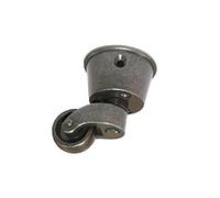 Polished Antique Cup Type Casters Solid Brass High Load Capacity Universal Furniture for Furniture Suits Beds Armchairs,Brown