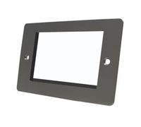Polished Black Nickel - Modular Data Grid Outlet Faceplate - Cut Hole 100 x 50 mm
