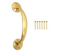 Polished Brass 150mm Victorian Bow Pull Door Handle