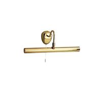 Polished Brass 2 Lamp Traditional Switched Adjustable Picture Light 360mm
