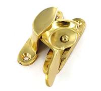 Polished Brass Fitch Fastener Type Sash Window Fastener